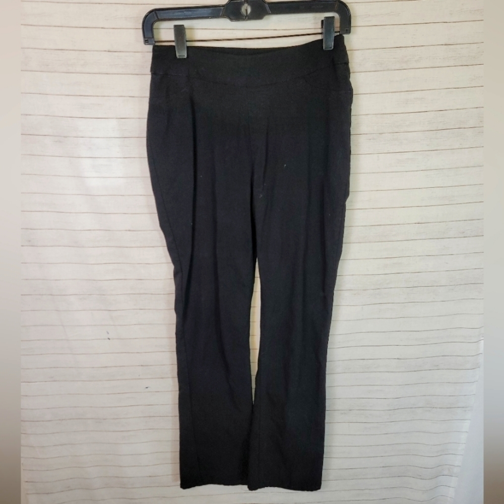 SOFT SURROUNDINGS BLACK PULL OM LEGGINGS, SZ SMALL